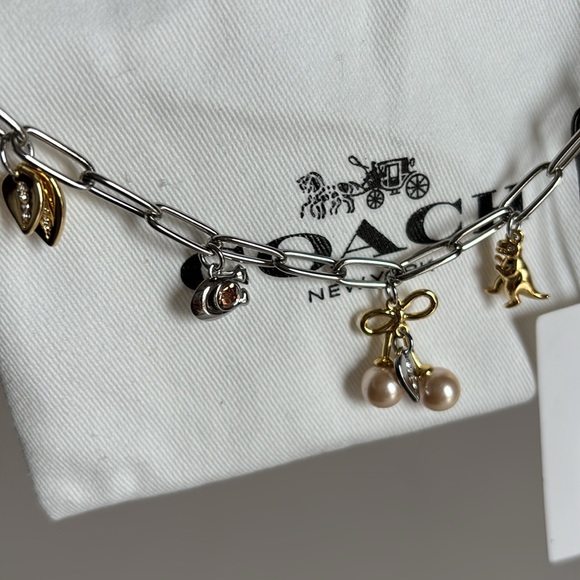 Coach Kisslock Cherry Charm Bracelet - Picture 6 of 7
